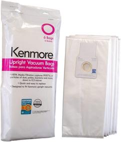 img 2 attached to 🧹 6 Pack of Kenmore Type O HEPA Vacuum Bags for Upright Vacuums - Model 53294