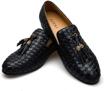 jitai vintage embroidery smoking slipper men's shoes logo
