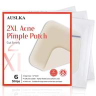 auslka big blemish pimple patches 10x10cm (6 patches) - hydrocolloid, blemish treatment stickers, cut freely, perfect for pimples logo