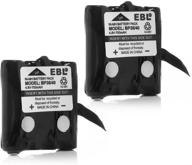 🔋 ebl bp-38 two-way radio batteries - 4.8v 700mah replacement battery pack (2 pack) logo