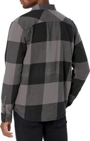img 1 attached to RVCA Standard Sleeve Button Flannel Men's Clothing in Shirts