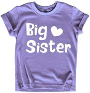 👗 introducing sister toddler promoted outfit: girls' clothing for stylish tops, tees & blouses logo