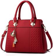 👜 stylish designer womens handbags: trendy satchel shoulder bags with wallets & totes logo