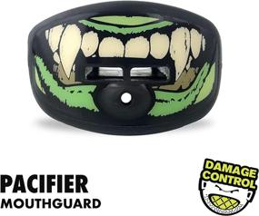 img 3 attached to 🔒 DAMAGE CONTROL Pacifier Mouthpiece: Ultimate Protection for Sports | Football Mouthpiece with Helmet Strap | Ensures Maximum Air Flow!