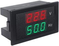 🔌 ketotek ac voltmeter panel mounting meter ac80-300v frequency counter 45.0-65.0 hz led display voltage volt frequency meter tester gauge logo