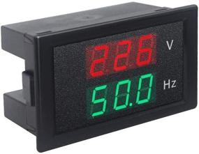 img 4 attached to 🔌 KETOTEK AC Voltmeter Panel Mounting Meter AC80-300V Frequency Counter 45.0-65.0 HZ LED Display Voltage Volt Frequency Meter Tester Gauge