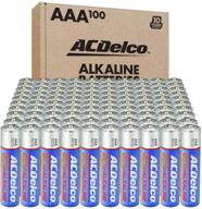 acdelco alkaline batteries recloseable package household supplies logo