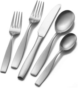 img 4 attached to Mikasa 5081298 65 Piece Stainless Flatware