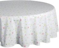 🎄 round christmas cotton tablecloth by dii logo