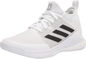 img 4 attached to Women's Adidas Crazyflight Shoes - White/Black color