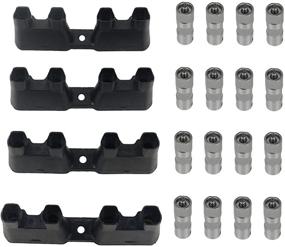 img 1 attached to TEKKOAUTO 16 Pcs Hydraulic Roller Lifters 12595365 4 Pcs Guides Trays Compatible With GM Chevy Silverado Cadillac Pontiac GMC Buick LS1 LS2 LS7 LS3 LQ4 LQ9 HL124 4