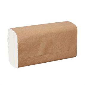 img 2 attached to 🧻 AmazonCommercial Бумажные полотенца многослойные, белые, складные - 16 упаковок | С сертификатом FSC