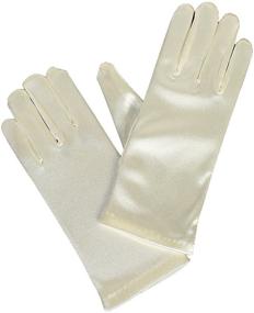 img 3 attached to 🧤 Child-Sized Satin Gloves - Short Length
