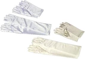 img 2 attached to 🧤 Child-Sized Satin Gloves - Short Length