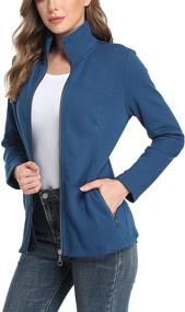 img 1 attached to 🏃 Wudodo Women's Collar Running Jackets: Trendy Clothing & Versatile Coats, Jackets & Vests for Women