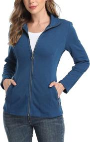 img 2 attached to 🏃 Wudodo Women's Collar Running Jackets: Trendy Clothing & Versatile Coats, Jackets & Vests for Women