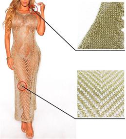 img 2 attached to 👙 Semi Sheer Women's Swimsuit Cover Ups: Stylish Women's Clothing & Swimwear