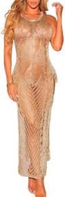 img 4 attached to 👙 Semi Sheer Women's Swimsuit Cover Ups: Stylish Women's Clothing & Swimwear