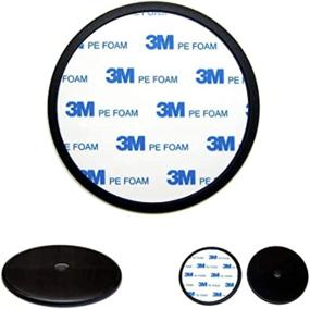 img 3 attached to 📱 TrueProve- 10 Pack of 70mm 3M Flexible PE Foam Adhesive Dashboard Pad Mounting Disks for Suction Cup Phone Mounts & Garmin GPS Suction Mounts, 3.00" Wide Diameter