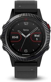 img 1 attached to 📿 Кольцо-ободок из нержавеющей стали BaiHui для Garmin Fenix 5/5 Plus - защита от царапин и ударов - черное (не подходит для Fenix 5X / 5S)