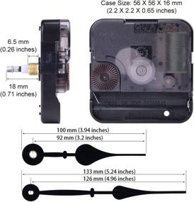 img 2 attached to 🕒 Youngtown 12888 High Torque Quartz DIY Wall Clock Movement Mechanism Battery Operated Repair Parts Replacement Kit - VREAONE Quartz Clock Motor