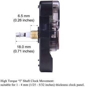 img 1 attached to 🕒 Youngtown 12888 High Torque Quartz DIY Wall Clock Movement Mechanism Battery Operated Repair Parts Replacement Kit - VREAONE Quartz Clock Motor