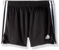 stylish and comfortable: adidas girls' big athletic shorts logo