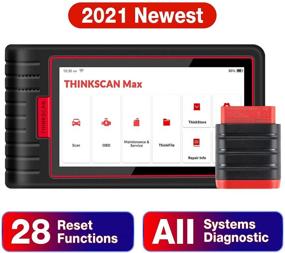 img 4 attached to 🚗 Thinkscan Max: Комплексное автомобильное диагностическое устройство со сканером, имеющее 28 функций обслуживания и сервис автоиндификации/иммобилайзера/ЭПБ/БМС/САС/осушки АБС/сервиса контроля давления в шинах