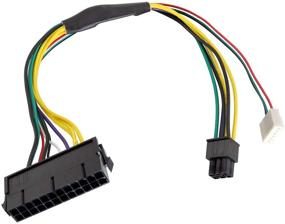 img 1 attached to 💡 Длинный кабель Longdex 30 см/11,8 дюйма, адаптер питания ATX PSU 24-Pin to 6-Pin 18AWG для материнских плат HP Z230 Z220 SFF - эффективное решение для преобразования.