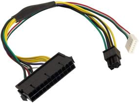 img 3 attached to 💡 Длинный кабель Longdex 30 см/11,8 дюйма, адаптер питания ATX PSU 24-Pin to 6-Pin 18AWG для материнских плат HP Z230 Z220 SFF - эффективное решение для преобразования.