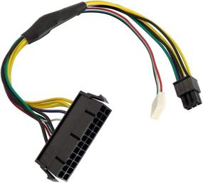 img 4 attached to 💡 Длинный кабель Longdex 30 см/11,8 дюйма, адаптер питания ATX PSU 24-Pin to 6-Pin 18AWG для материнских плат HP Z230 Z220 SFF - эффективное решение для преобразования.