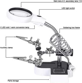 img 2 attached to AORAEM Soldering Auxiliary Magnifier for Enhanced Precision