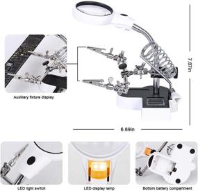 img 1 attached to AORAEM Soldering Auxiliary Magnifier for Enhanced Precision