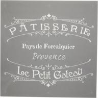 enhance your home decor with decoart americana decor stencil, the french bakery, 1 pack logo