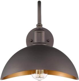 img 3 attached to 🏡 Emliviar Gooseneck Barn Lights 2 Pack, Vintage Farmhouse Wall Sconces, Oil Rubbed Bronze Finish, 1902M-2 Wood ORB