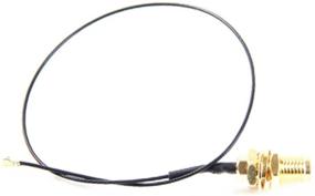 img 4 attached to 🔌 Pocaton U.FL IPEX MHF4 to RP-SMA 0.81mm RF Pigtail Cable Antenna, Pack of 2 - Ideal for NGFF/M.2 7260NGW 8260NGW 8265NGW WiFi Wireless Router