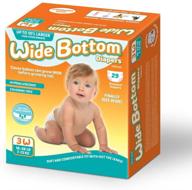 carears wide bottom diapers size logo