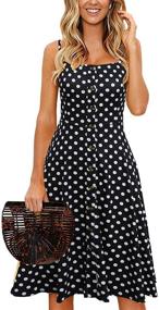 img 2 attached to Berydress Flattering Spaghetti Sundress 6046 Black Women's Clothing for Dresses