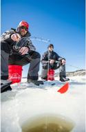 berkley ice fishing scoop: your ultimate catch retrieval tool logo