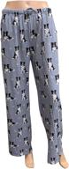 🩴 premium yorkie pajama pants: cozy cotton comfort for men's sleep & lounge logo