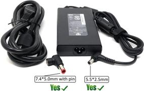 img 3 attached to 180W AC Adapter Power Charger for MSI GV62 8RD-034 or 200 : Replacing MSI 957-16F21P-116 🔌 957-16Q21P-103 : Compatible with 150W 19.5V 7.7A MSI 957-16H21P-004 ADP-150VB B : Compatible with 135W 19.5V 6.92A 957-16J91P-168