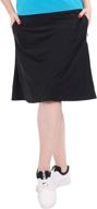 🩲 modest knee-length swim sport skirt: kosher casual women's ultimate blend of style and functionality logo