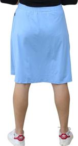 img 2 attached to 🩲 Modest Knee-Length Swim Sport Skirt: Kosher Casual Women's Ultimate Blend of Style and Functionality