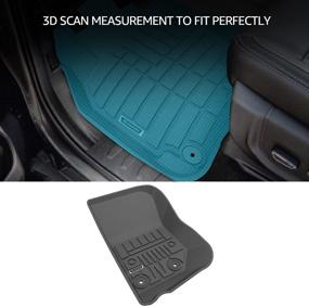 img 3 attached to 🚗 Dacalo Car Floor Mats for Mazda CX5 2017-2021 - Heavy Duty, All Weather Proof, Custom Fit CX-5 Floor Liners Accessories