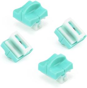 img 4 attached to 🔪 Ecraft Paper Trimmer Replacement Blades for Automatic Security Safeguard Paper Cutter - Mint Green (4 Pack)