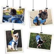 👕 companet breathable pet clothes: soft and cool summer clothes for small medium dogs cats - dog jeans jacket blue denim coatlapel vests: classic puppy blue vintage washed clothes hoodie vest logo