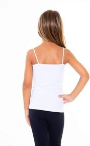 img 1 attached to 👚 Stylish Malibu Sugar Girls Camisole - Trendy Girls Cami Tank Top - Perfect Cami for Girls Size 7-14