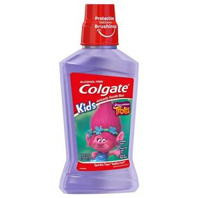 img 1 attached to 🦷 Colgate Kids Anticavity Mouthwash, Trolls, Bubble Fruit - 500 mL, Ages 6+, 6 Pack