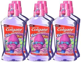 img 2 attached to 🦷 Colgate Kids Anticavity Mouthwash, Trolls, Bubble Fruit - 500 mL, Ages 6+, 6 Pack