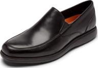 rockport garett venetian loafer cognac men's shoes and loafers & slip-ons logo